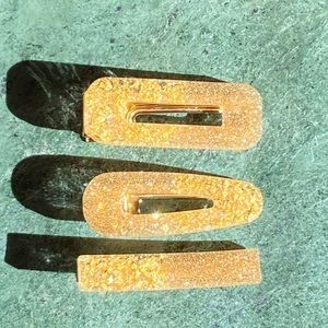 Handmade resin hair clips